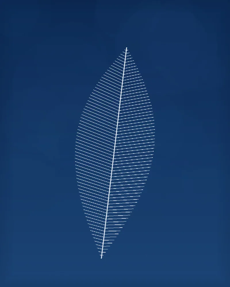 Pírko #BlueprintFeather01
